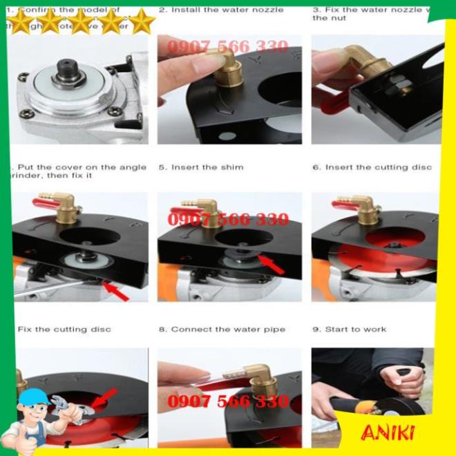 NẮP CHỤP CHỐNG BỤI BẢO VỆ MÁY MÀI MÁY CẮT RÃNH TƯỜNG CẦM TAY 100/125/150mm QE104
