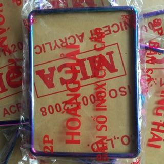 Bảng số titan 7 màu [ tặng mica Đài Loan ]