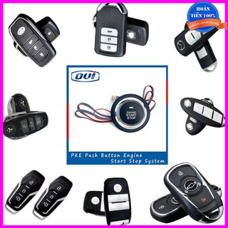 Bộ chìa khóa thông minh START-STOP thương hiệu OVI: toyota-kia-mazda-ford-hyundai-honda-vinfast-mitsubishi-chevrolet