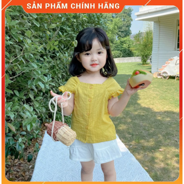 Bộ Đũi Hè ⚡  [ HỖ TRỢ ĐỔI SIZE]  ⚡  Siêu Xinh Bé Gái Size 10-22 kg