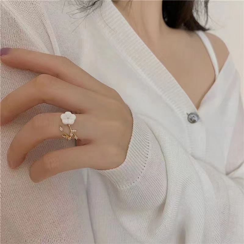 Nhẫn Đeo Tay Tạo Hình Cành Cây Sáng Tạo Phong Cách Hàn Quốc Cho Nữ