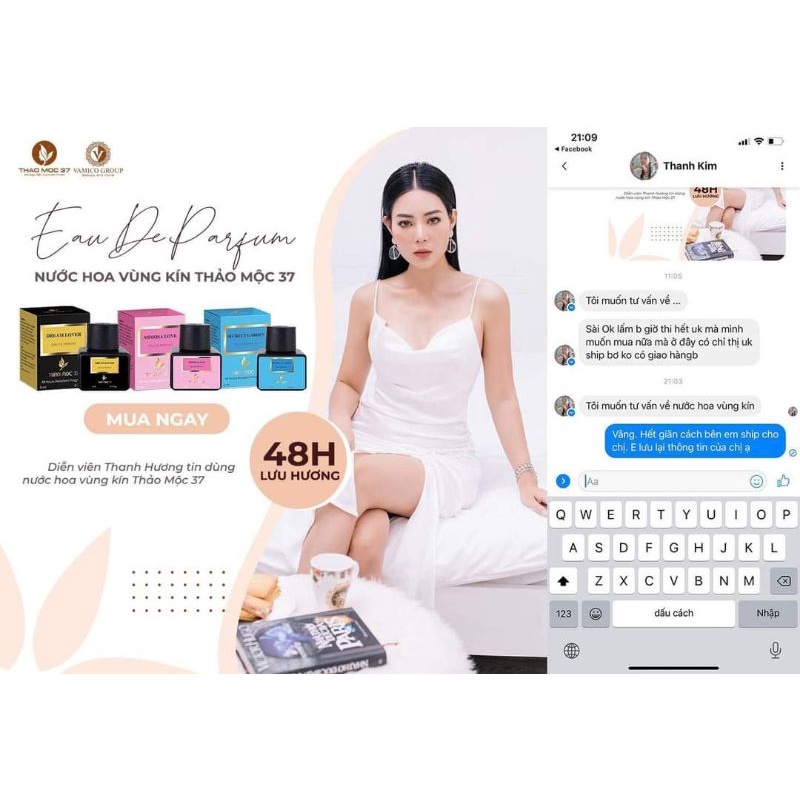 Nước hoa vùng kín thảo mộc 37...