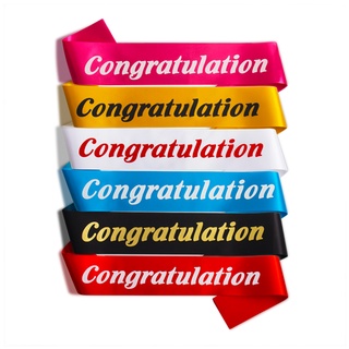 Băng Đeo Chéo Chúc Mừng Tốt Nghiệp Congratulation Sash