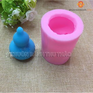 Khuôn silicon 3D trái hồ lô 55 x 73 mm