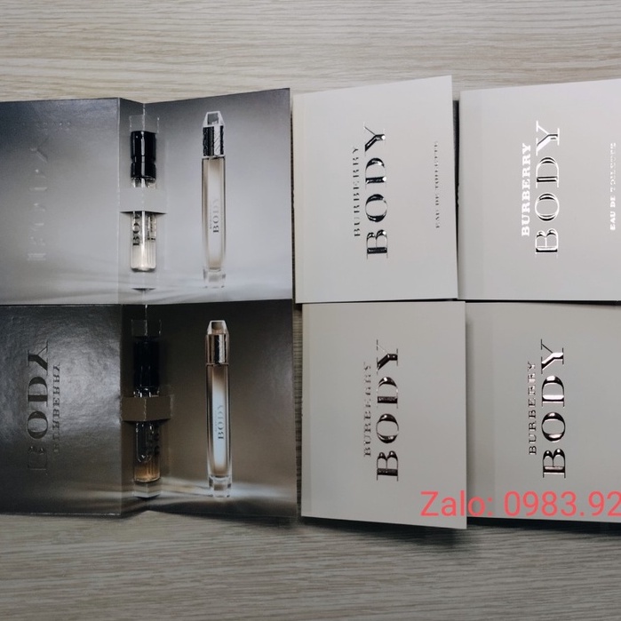 Mẫu thử Nước hoa Vial Burberry Body