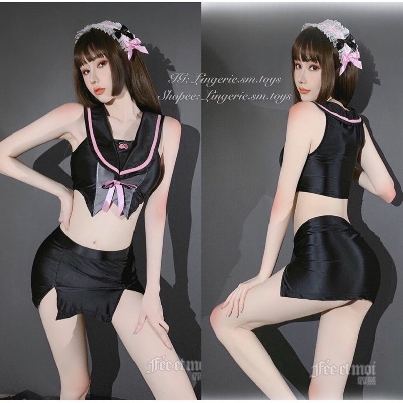 Trang Phục Hoá Trang Phong Cách Dễ Thương - Set Trang Phục Váy Ôm Gợi Cảm Nữ