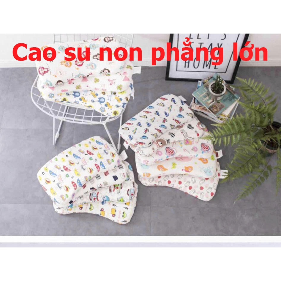 Gối Nằm em Bé Cao Su Non, gối liên á