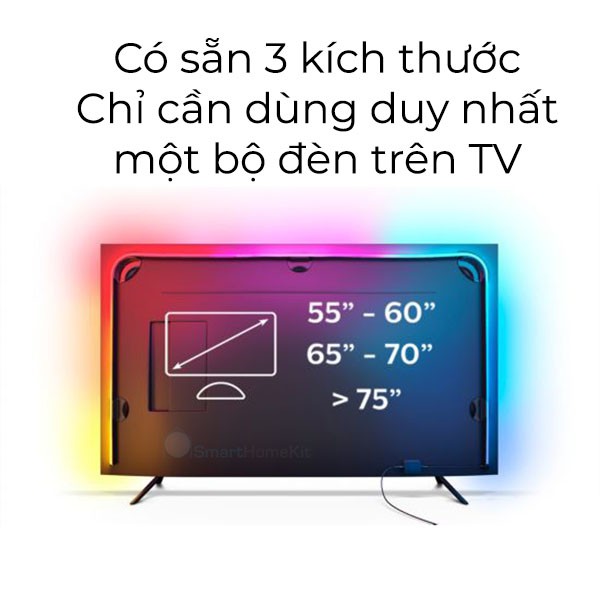Đèn thông minh Philips Hue Play Gradient Lightstrip - Led dây 16 triệu màu cho đồng bộ TV