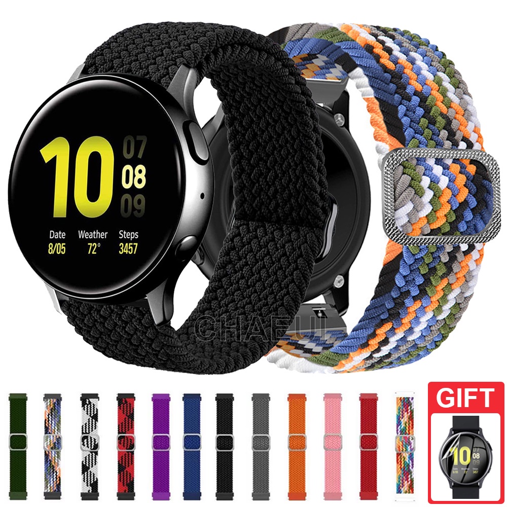 Dây Đeo Nylon Cho Đồng Hồ Thông Minh Samsung Galaxy Watch Active 2 40mm 44mm
