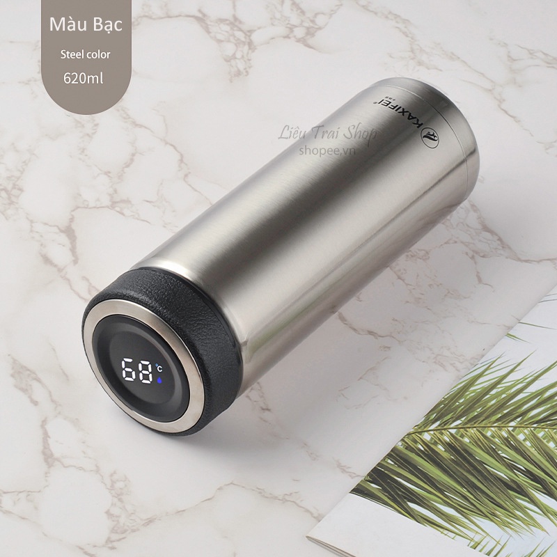Bình giữ nhiệt thông minh inox 304 cảm biến nhiệt độ 620ml