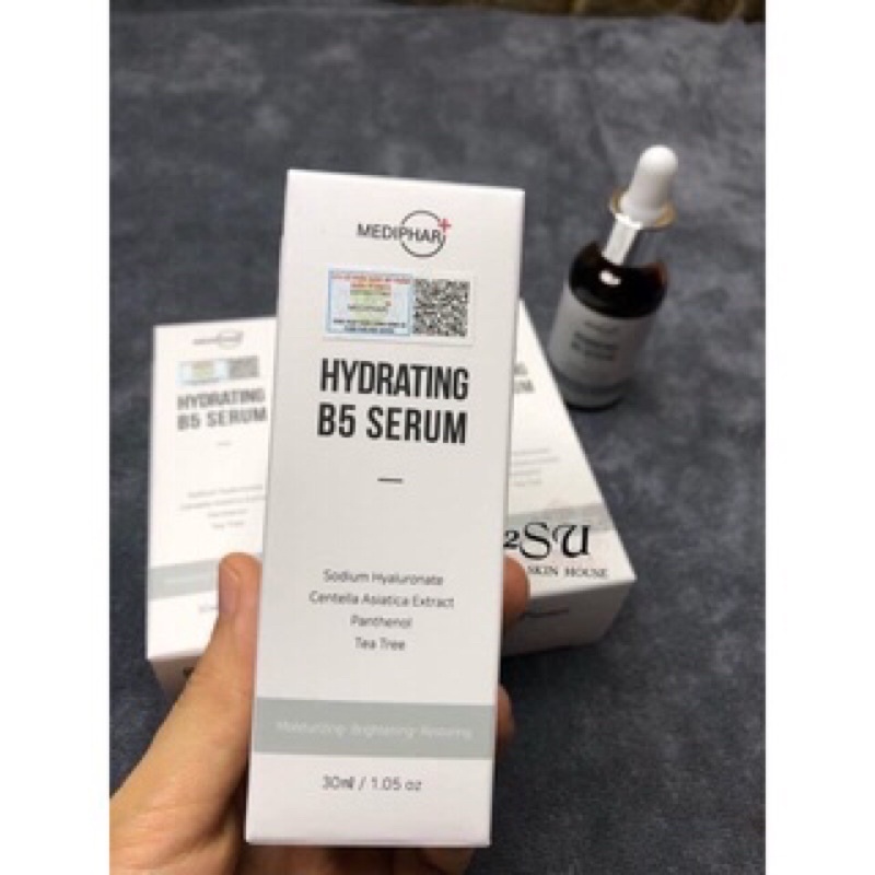 Serum dưỡng da, Serum B5 Mediphar cấp ẩm PHỤC HỒI trắng sáng da mờ thâm sạm nám chống lão hóa da HARA BEAUTY