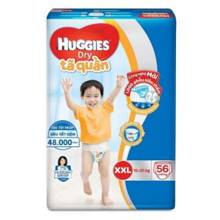 Tã quần Huggies mẫu mới size XXL56