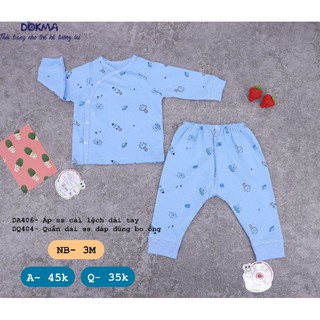 Bộ sơ sinh cài lệch dokma
