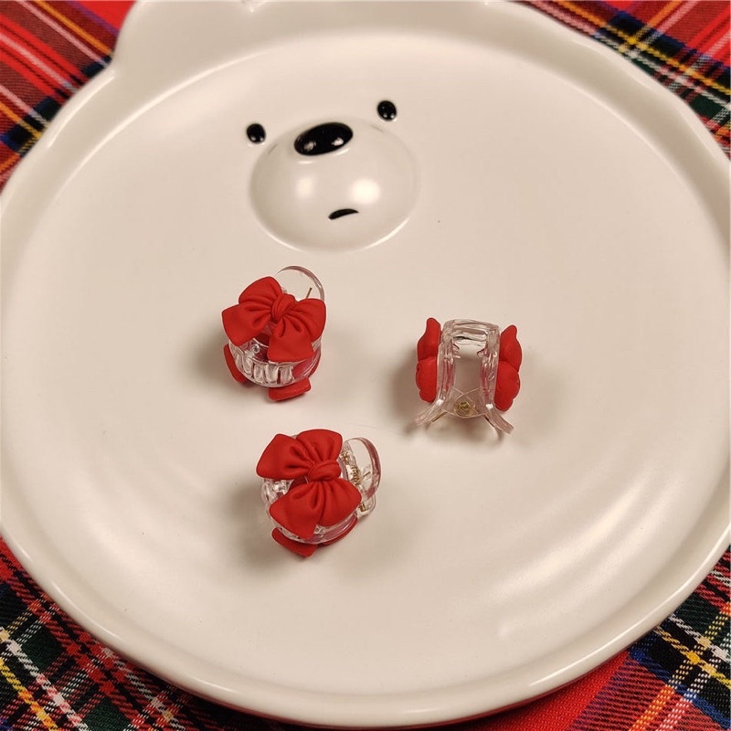 Kẹp Tóc Nhỏ Nơ Đỏ - KEP1181-18