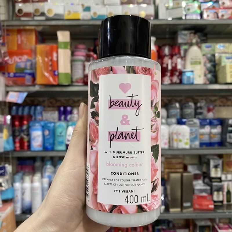 Dầu xả Love Beauty And Planet Blooming Colour 400ml - dành cho tóc nhuộm