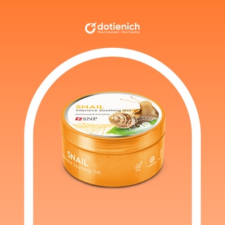 Gel dưỡng ẩm da nhạy cảm, làm dịu da SNP Snail Soothing Gel 99% 300g
