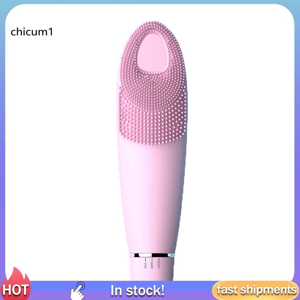 [Hàng mới về] Máy rửa mặt mát xa làm sạch sâu bằng silicon chống nước