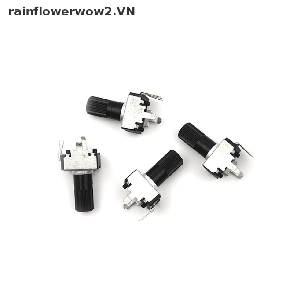 Bộ 10 Chiết Áp RV09 5-100K 12.5mm Trục 3 Chấu Có Thể Điều Chỉnh