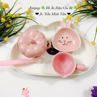 SET BÁT SỨ ĂN DẶM CHO BÉ, bát ăn dặm kiểu nhật