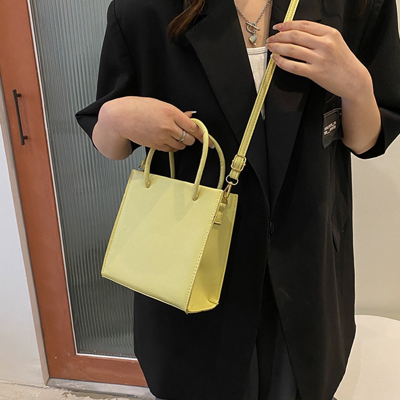 Túi đeo chéo vai IELGY dáng vuông nhỏ đơn giản thời trang