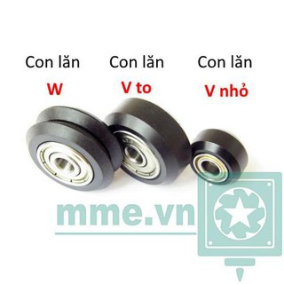 Con lăn nhôm V-slot 20 EU