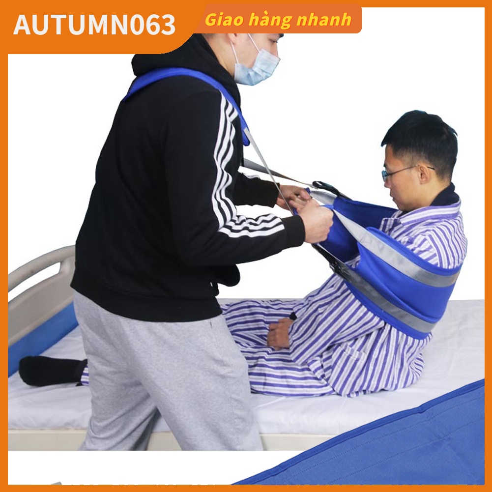 Chuyển giường Đai mềm mại không thấm nước Bệnh nhân cao tuổi An toàn Nâng đỡ Hỗ trợ Di chuyển di cho viện tại nhà Autumn063