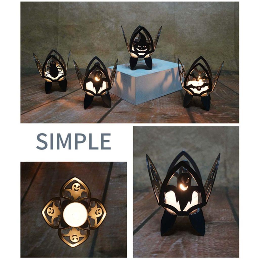 Giá Đỡ Nến Bằng Kim Loại Phong Cách Retro