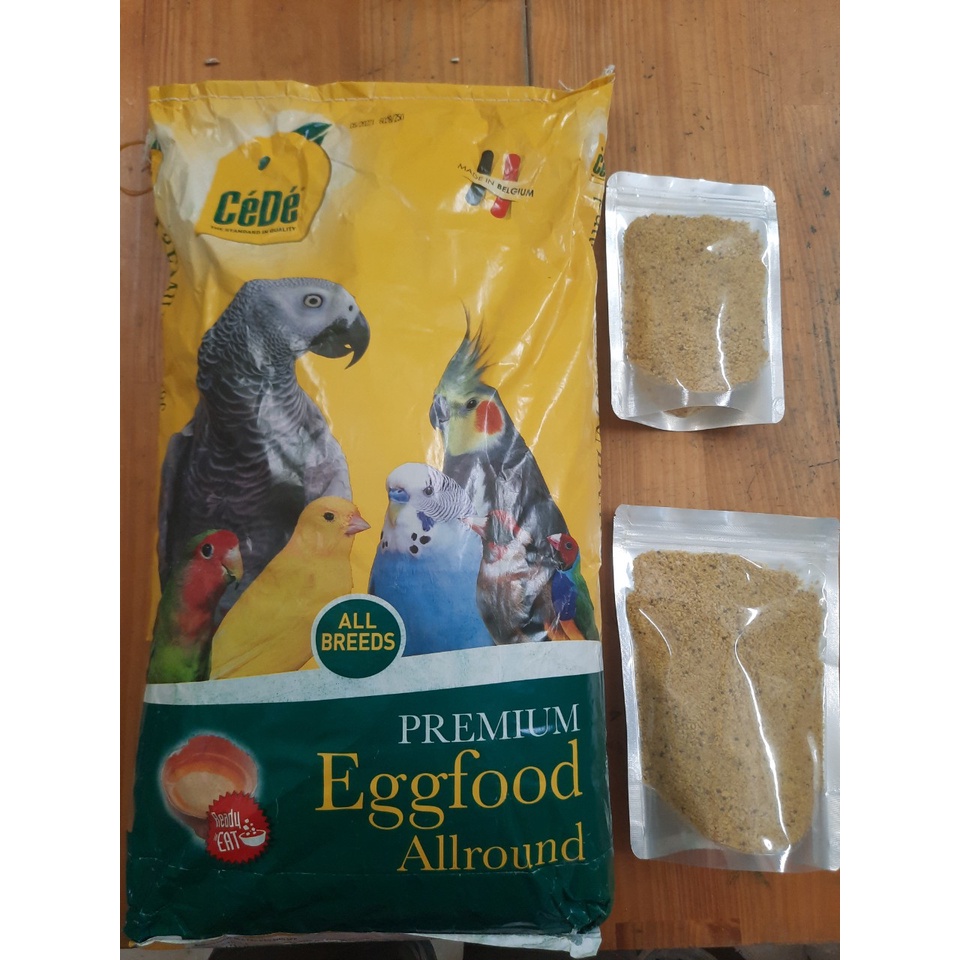 200g Cám trứng CeDe CéDé Premium Eggfood dành cho chim vẹt, hồng yến