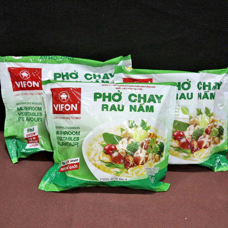  Thực Phẩm Chay - Phở Chay Rau Nấm Vifon, Gói 65gr