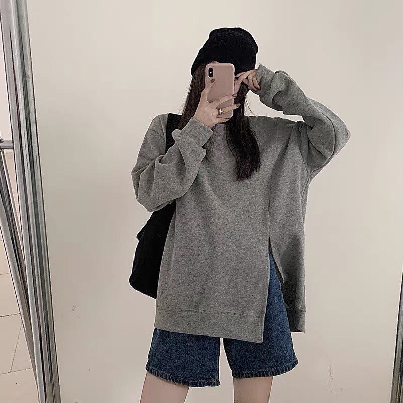 Áo Hoodie Xẻ Tà Đủ Màu ❤️❤️[FREESHIP]❤️❤️, Sweater Chất Dày Đẹp, Freesize, Oversize, Unisex | WebRaoVat - webraovat.net.vn