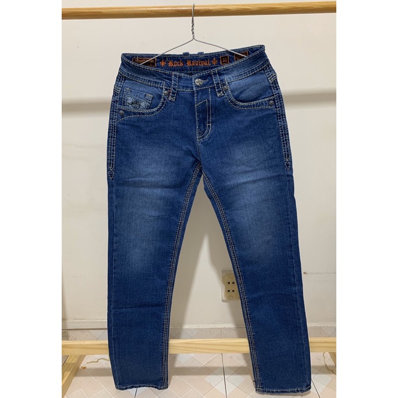 Quần jean dài Rock bigsize 29-36 | BigBuy360 - bigbuy360.vn
