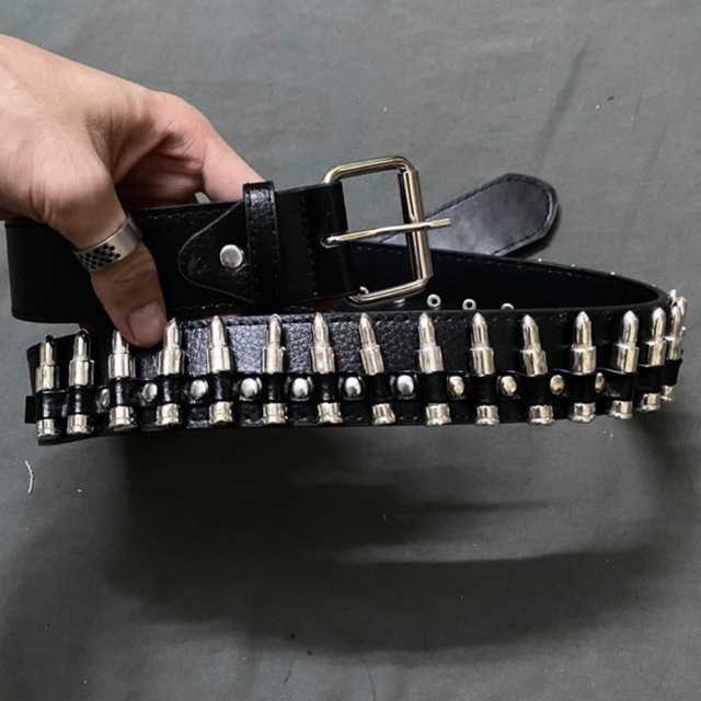 THẮT LƯNG nịt đạn thời trang belt gothicpunk belt đạn