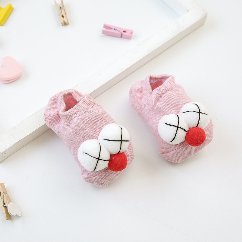 Tất ngắn cổ cho bé 3D hình đôi mắt dễ thương trẻ em từ sơ sinh đến 3 tuổi LABAMO TTNC02