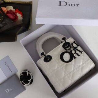 Túi xách Dior LADY AC86.Khoá đen