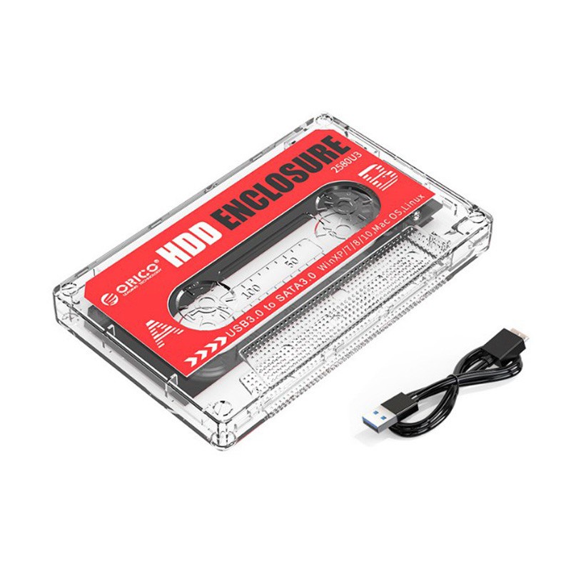 Vỏ Đựng Ổ Cứng Ngoài Orico 2.5 Inch Usb 3.0 Trong Suốt | BigBuy360 - bigbuy360.vn
