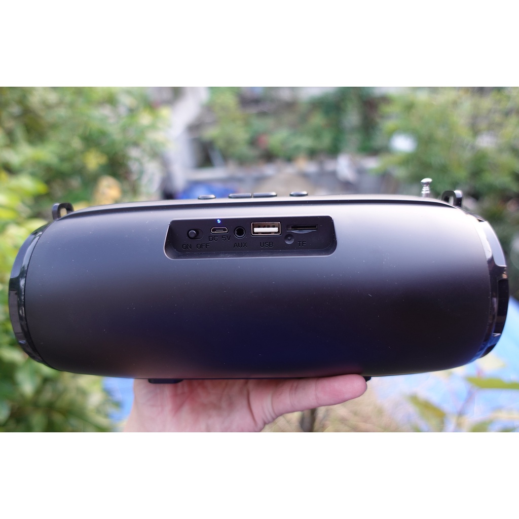 Loa Bluetooth Mini xách tay Kimoso KMS-206 | Loa nghe nhạc nhỏ gọn, Kết nối FM, USB, Thẻ nhớ | Bảo hành 6 tháng