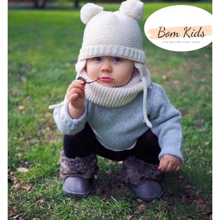 MŨ LEN GIỮ ẤM CHO BÉ