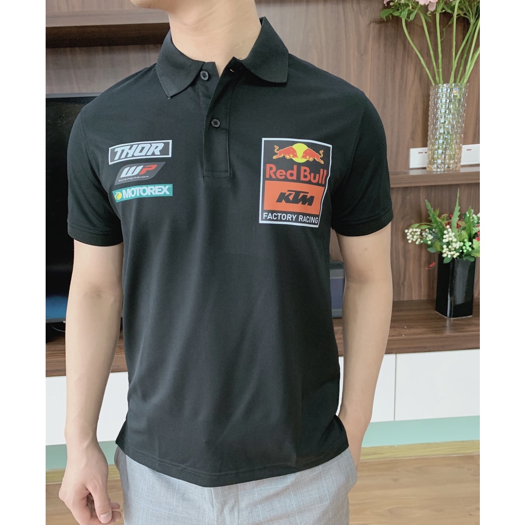 Áo polo KTM, Áo phông thể thao trẻ trung cộc tay full size