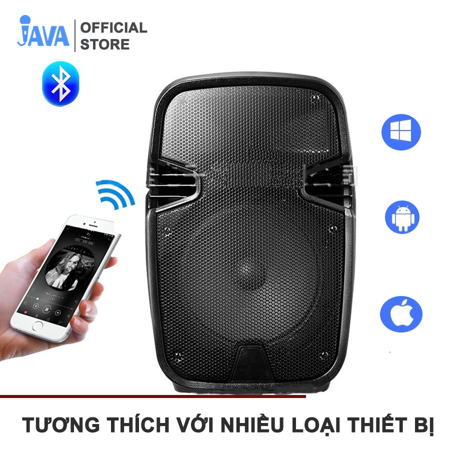 [TẶNG 1 MIC KARAOKE KHÔNG DÂY] Loa Karaoke Bluetooth Mini A7S - Loabluetooth - Micro Bluetooth