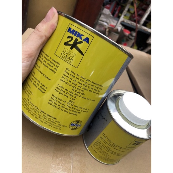 Dầu Bóng 2K 240 MIKA 2 thành phần