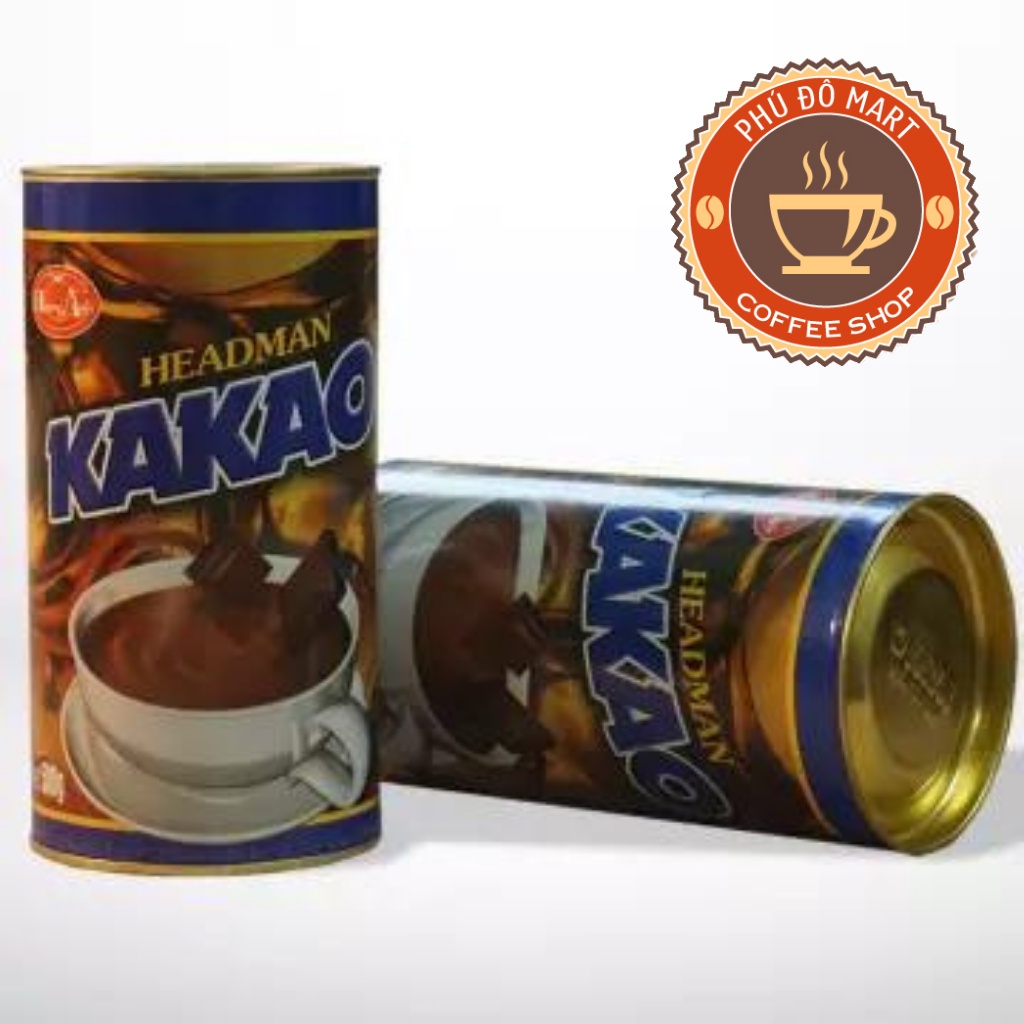 BỘT CACAO/ KAKAO HEADMAN 2IN1 HỘP TRÒN 500G