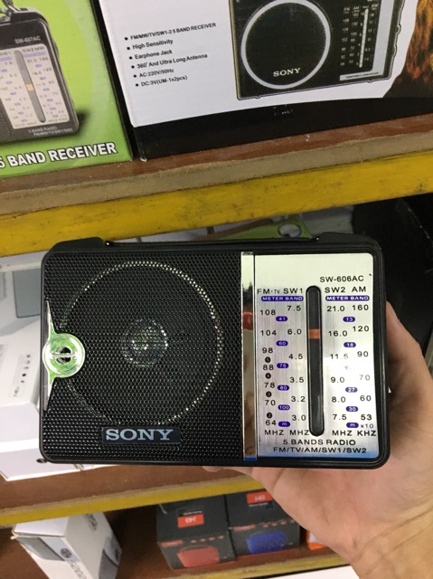 Đài radio 606 sony BH 6 tháng đổi mới