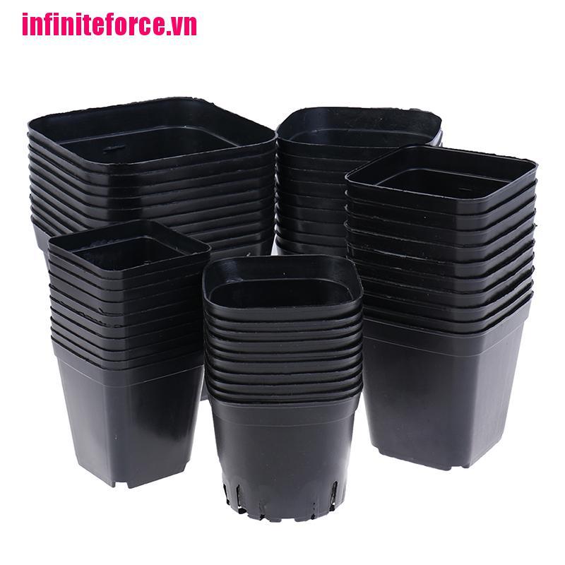Bộ 10 Chậu Hoa Bằng Nhựa Xinh Xắn Chất Lượng