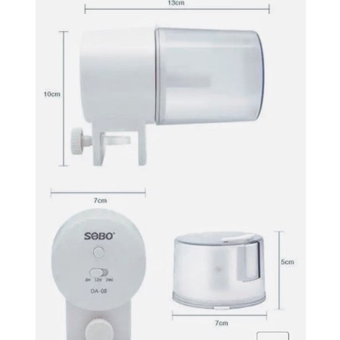 Máy SOBO DA - 08 Cho Cá Ăn Chăm Sóc Bể Cá  - Thiết Bị Cho Cá Ăn Tự Động Theo Giờ