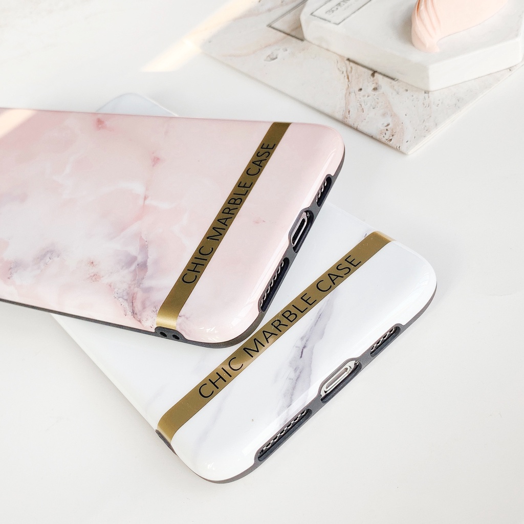 Ốp lưng iphone Chic Marble nhựa dẻo bảo vệ điện thoại Xsmax/ ip11/11pro/11promax/ip12/12pro/12promax