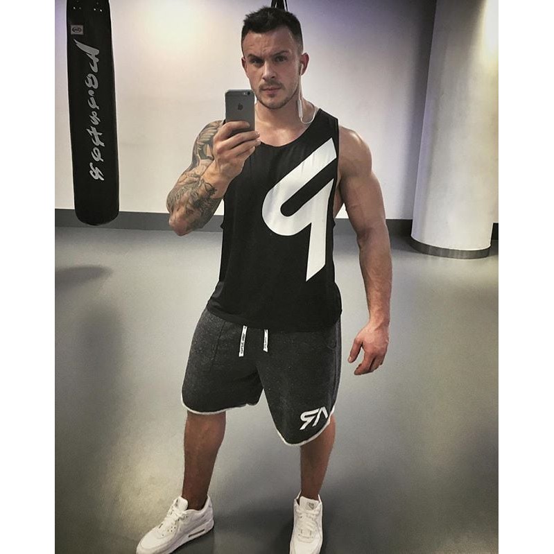 Áo Ba Lỗ Nam, Áo tank top tập gym nam cao cấp chất liệu thun, 4 chiều co giãn, thấm hút mồ hôi cực tốt ABL01