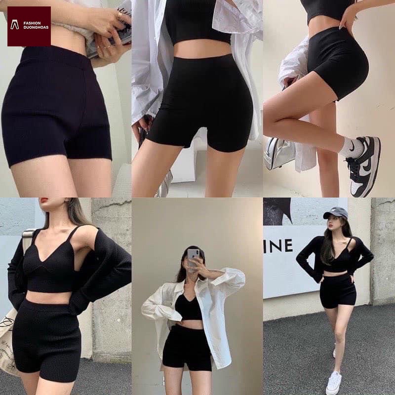 Quần Biker Short Dáng ngắn tôn dáng, mùa hè năng động m827