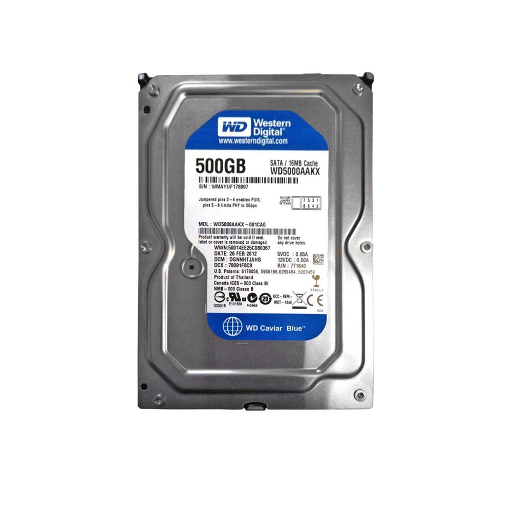 Ổ cứng HHD  500GB - Bảo hành 24 tháng - Lỗi 1 đổi 1
