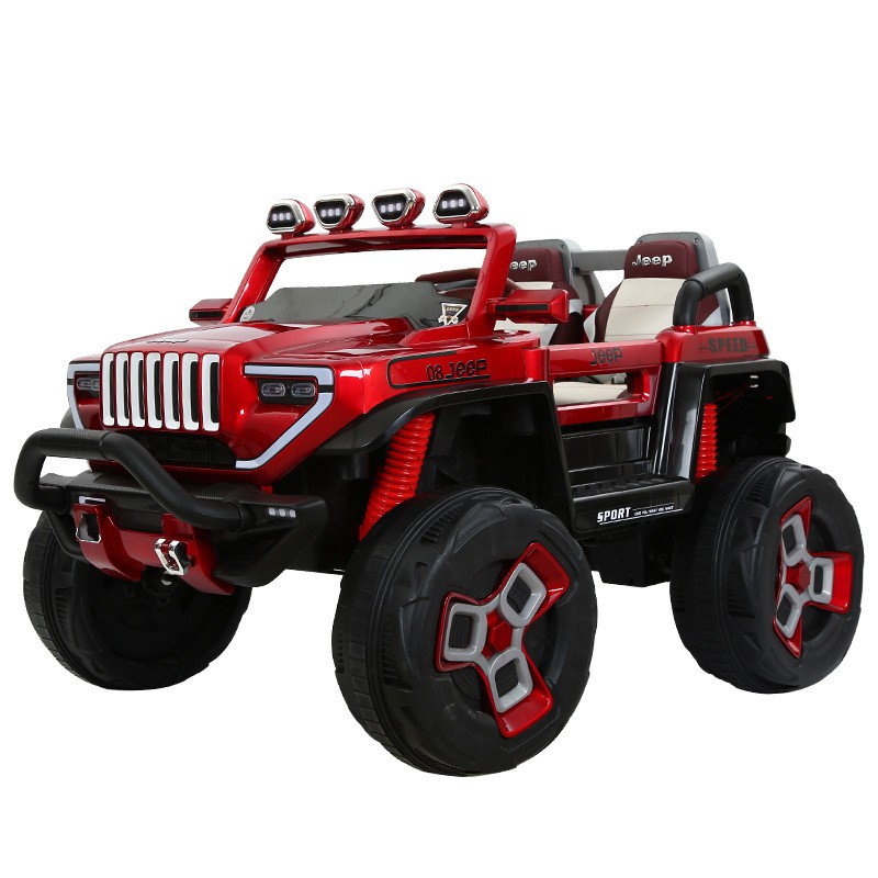 Ô tô điện trẻ em siêu địa hình Jeep 1200 (2 chỗ ngồi rộng,ghế da,tải 90kg)