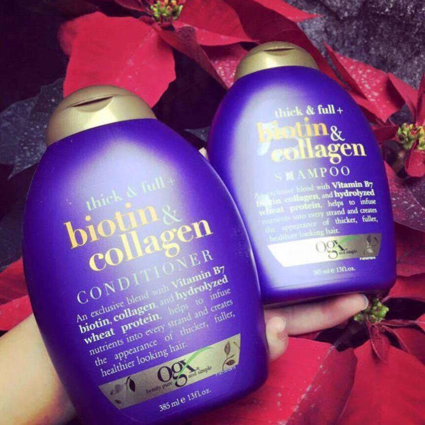 [FREE SHIP GIÁ SHOCK]  Dầu gội Biotin & Collagen OGX 385ml (shopmh59 - shopMM -vmeai trả KH)
